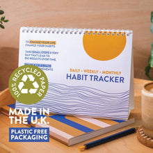 Load image into Gallery viewer, Habit Tracker | 12 Month Goal Planner | Tidal Waves | Good Tuesday
