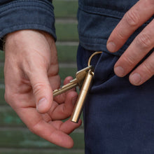 Load image into Gallery viewer, Tom's Studio - The Field Mouse – refillable travel pen: Brass
