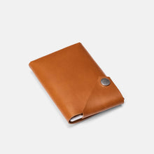 Load image into Gallery viewer, LEMUR Design Travel WALLET: Premium Vegetable Tan Leather in Caramel Brown
