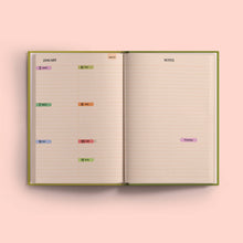 Load image into Gallery viewer, Good Tuesday (Once Upon a Tuesday) - 2026 Weekly Planner | Diary Agenda A5 | Matcha
