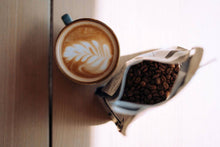 Load image into Gallery viewer, Girls Who Grind Coffee - Coffee Beans, Oh My Goth, dark roast coffee blend.  250g
