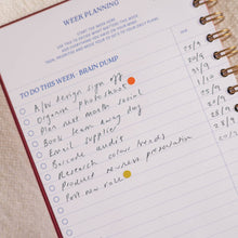 Load image into Gallery viewer, Good Tuesday - Daily Productivity Planner | Undated | Hardback | Matcha
