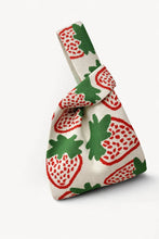 Load image into Gallery viewer, Japanese Knitted Knot Top Bag - Berry Sweet - Tokeii Knit London
