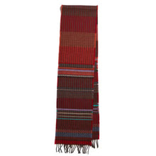 Load image into Gallery viewer, Wallace Sewell Wainscott scarf in Poppy. 100% Merino Wool - Made in England
