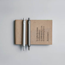Load image into Gallery viewer, Retractable Ballpoint Pen - crafted raw aluminium - HMM
