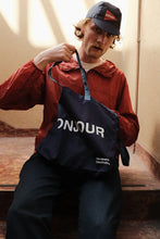 Load image into Gallery viewer, Bonjour | Au Revoir Navy Blue Tote Bag - The General Classification
