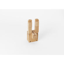 Load image into Gallery viewer, Cubebot by Areaware - Micro in Natural Wood
