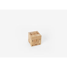 Load image into Gallery viewer, Cubebot by Areaware - Micro in Natural Wood

