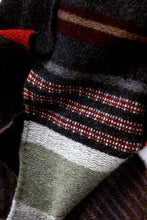 Load image into Gallery viewer, Wallace Sewell Striped Lambswool Scarf - Angus in Peppercorn - PRE-ORDER
