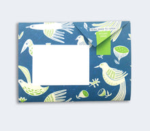 Load image into Gallery viewer, Pigeon Posted Letters - Notecard Set - Fig &amp; Feather Pigeons
