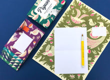 Load image into Gallery viewer, Pigeon Posted Letters - Notecard Set - Fig &amp; Feather Pigeons
