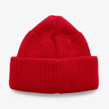Load image into Gallery viewer, Merino Wool Service Watchcap Beanie - Cousteau / Zissou Red
