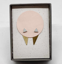 Load image into Gallery viewer, PEEP / TRIANGLE Earrings by Leather Look Leg
