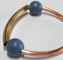 Load image into Gallery viewer, Balance Bracelet in Wedgwood Blue by Leather Look Leg
