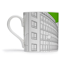Load image into Gallery viewer, People Will Always Need Plates, Barbican London mug in grass green, 25cl
