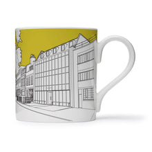 Load image into Gallery viewer, People Will Always Need Plates - Aviva Digital Garage Hoxton Square - yellow print - 25cl mug
