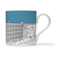Load image into Gallery viewer, People Will Always Need Plates, Park Hill Sheffield mug in soft blue, 25cl

