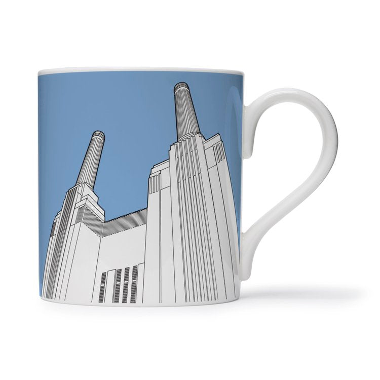 People Will Always Need Plates, Battersea Power Station - Pale Blue - 25cl mug