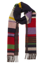 Load image into Gallery viewer, Wallace Sewell Striped Lambswool Scarf - Angus in Circus - PRE-ORDER
