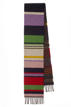 Load image into Gallery viewer, Wallace Sewell Striped Lambswool Scarf - Angus in Circus - PRE-ORDER
