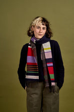 Load image into Gallery viewer, Wallace Sewell Striped Lambswool Scarf - Angus in Circus - PRE-ORDER
