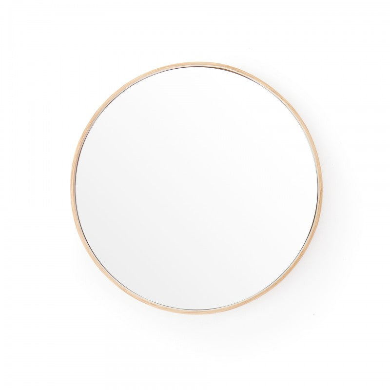 Glance 310 wall mirror natural oak frame by .Wireworks