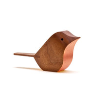 Load image into Gallery viewer, Bird by Jacob Pugh Design - Copper or Gold Leaf on Walnut.
