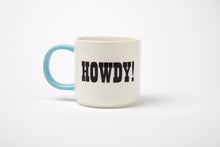 Load image into Gallery viewer, Magpie x Peanuts Howdy! mug
