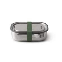 Load image into Gallery viewer, Lunch Box - Leak Proof Stainless Steel and Olive Green - Black + Blum
