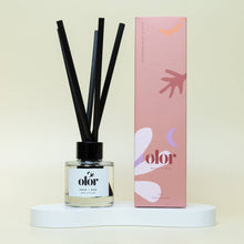 Load image into Gallery viewer, Rosa + Oud 50ml Reed Diffuser by OLOR
