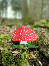 Load image into Gallery viewer, Mortlake Papers - Red Mushroom Shaped Greeting Card

