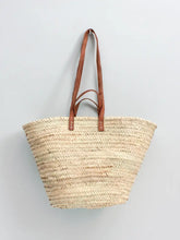 Load image into Gallery viewer, Woven Palm Leaf Parisienne Shopper Basket by Bohemia Design
