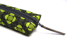 Load image into Gallery viewer, Storigraphic Boho Green 3 — Seventies Series — Pencil Case, Zipped Pouch
