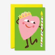 Load image into Gallery viewer, the design dealership - pink on green 'PARTY QUEEN'
