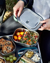 Load image into Gallery viewer, Lunch Box - Leak Proof Stainless Steel and Olive Green - Black + Blum
