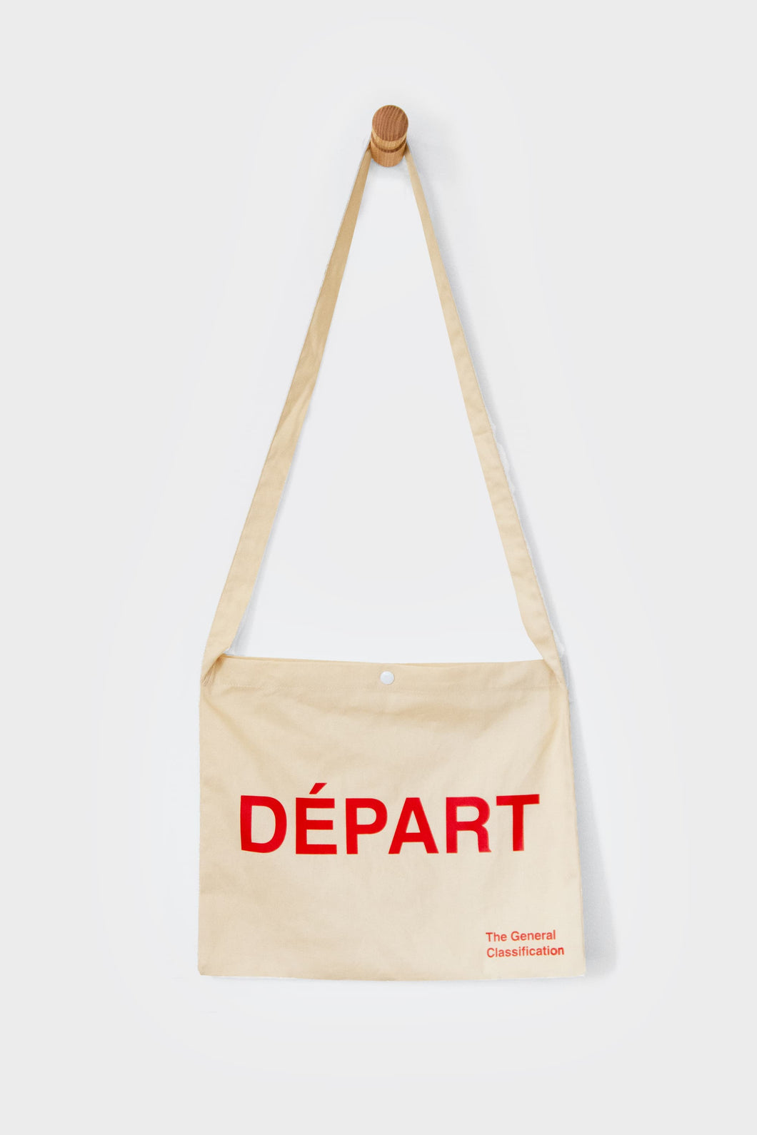 Départ - Arrivée Cycling Musette Bag by The General Classification - natural cotton
