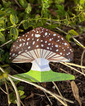 Load image into Gallery viewer, Mortlake Papers - Brown Mushroom Shaped Greeting Card
