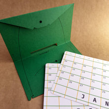 Load image into Gallery viewer, Squared - 2027 monthly desk calendar on paper stand - Mat Cuk Design
