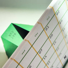 Load image into Gallery viewer, Squared - 2027 monthly desk calendar on paper stand - Mat Cuk Design
