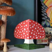 Load image into Gallery viewer, Mortlake Papers - Red Mushroom Shaped Greeting Card
