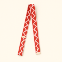 Load image into Gallery viewer, Zigzag Fabric adjustable strap for Japanese Knitted Knot Top Bags - Tokeii Knit London
