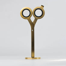 Load image into Gallery viewer, Desk scissors with stand - Gold Coloured - HMM
