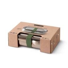 Load image into Gallery viewer, Lunch Box - Leak Proof Stainless Steel and Olive Green - Black + Blum
