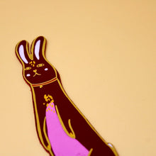 Load image into Gallery viewer, Cute Bunny Bookmark by Ark Colour Design - Cornflower blue
