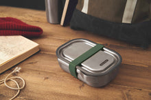 Load image into Gallery viewer, Lunch Box - Leak Proof Stainless Steel and Olive Green - Black + Blum
