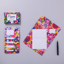 Load image into Gallery viewer, Pigeon Posted Letters - Notecard Set - Floral Fantasia Pigeons

