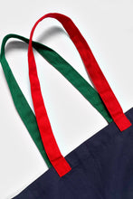Load image into Gallery viewer, Ciao | Arrivederci Cycling Inspired Tote Bag by The General Classification - Navy Cotton
