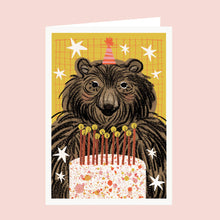 Load image into Gallery viewer, Aimee Mac Illustration - Birthday Bear Card A6
