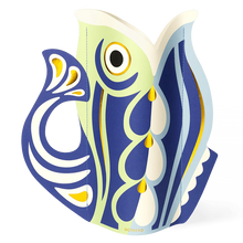 Load image into Gallery viewer, Fish shaped paper vase by Octaevo Barcelona

