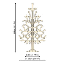Load image into Gallery viewer, 100cm Christmas Spruce Tree by Lovi, natural birch ply
